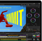MacBook Air screen showing video editing to demonstrate M5 chip capabilities